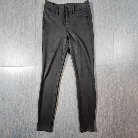 Level 99 Janice Skinny Gray Ponte Pants BE2A77F Womens Size 27 - Picture 1 of 13